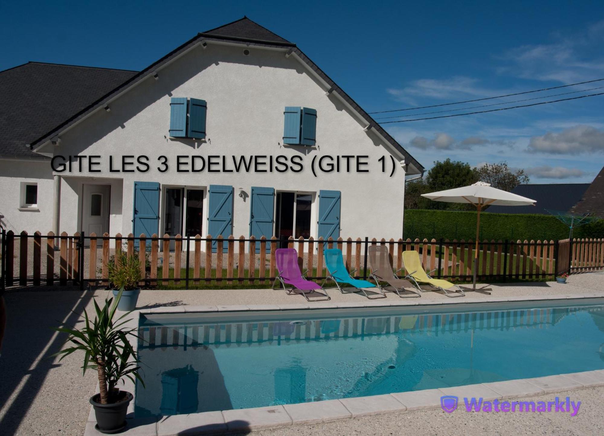 Les 3 Edelweiss - Gite 1 Ou Gite 2 Арет Экстерьер фото