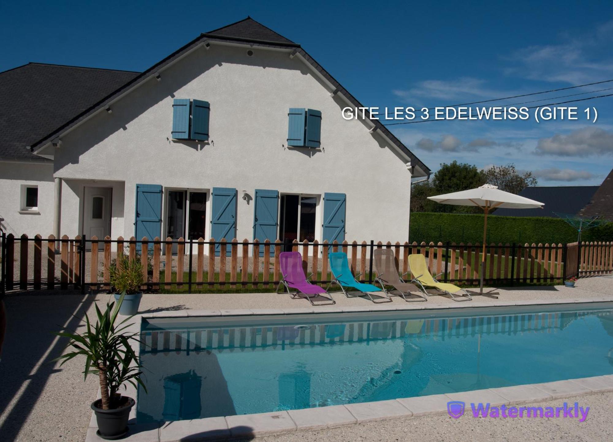 Les 3 Edelweiss - Gite 1 Ou Gite 2 Арет Экстерьер фото